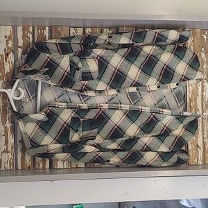 Womens Passport Brand Button up Long Sleeve Shirt